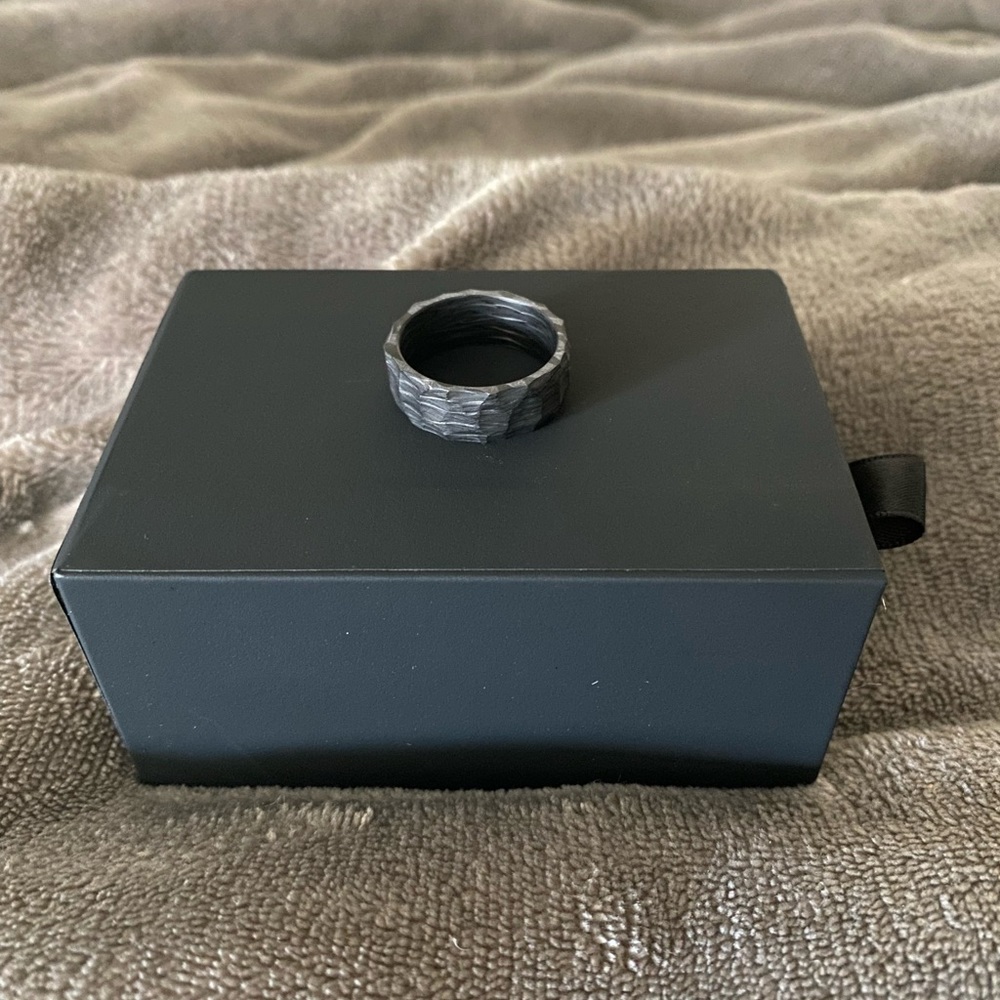 Obsidian Carbon Fiber Ring